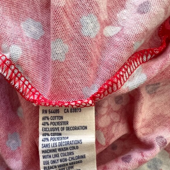 Y2K American Eagle Outfitters Blue & Red Retro Babydoll Midi Dress M - Picture 8 of 8